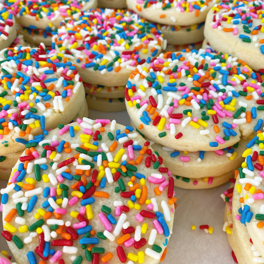 Rainbow Sprinkle Sugar Cookies